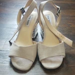 Steve Madden Lucite Clear heels